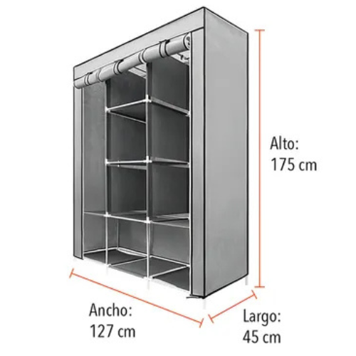 Closet armario 8 puestos.