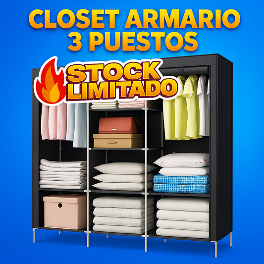 Closet armario 8 puestos.